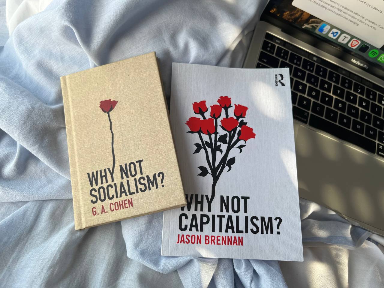 Why not socialism? by G.A. Cohen and Why not capitalism? by Jason Brennan