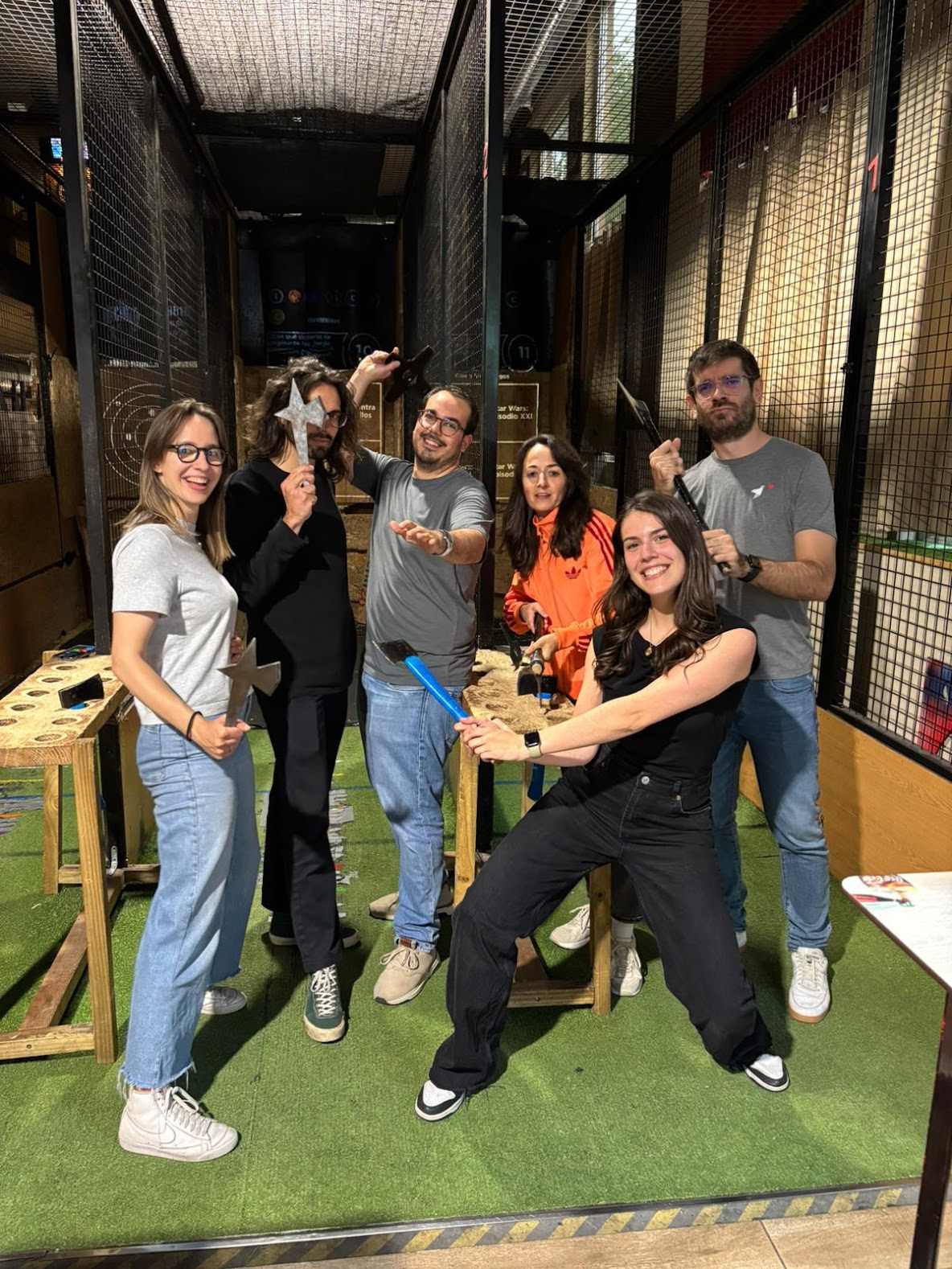 Left to right: me, Enric, Gonzalo, Julia, Nuria and Jordi